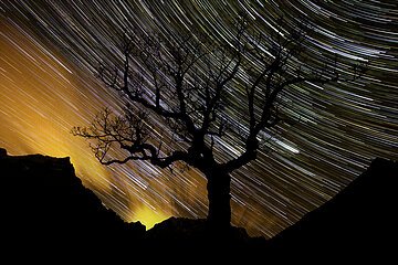 Startrails, Großer Ahornboden