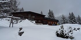 Pleisenhütte im Winter